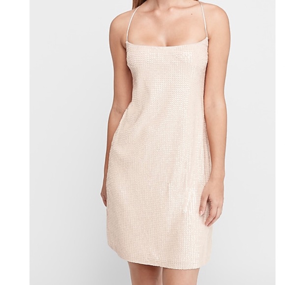 NWT Sequin Cami Slip Dress - Picture 1 of 6